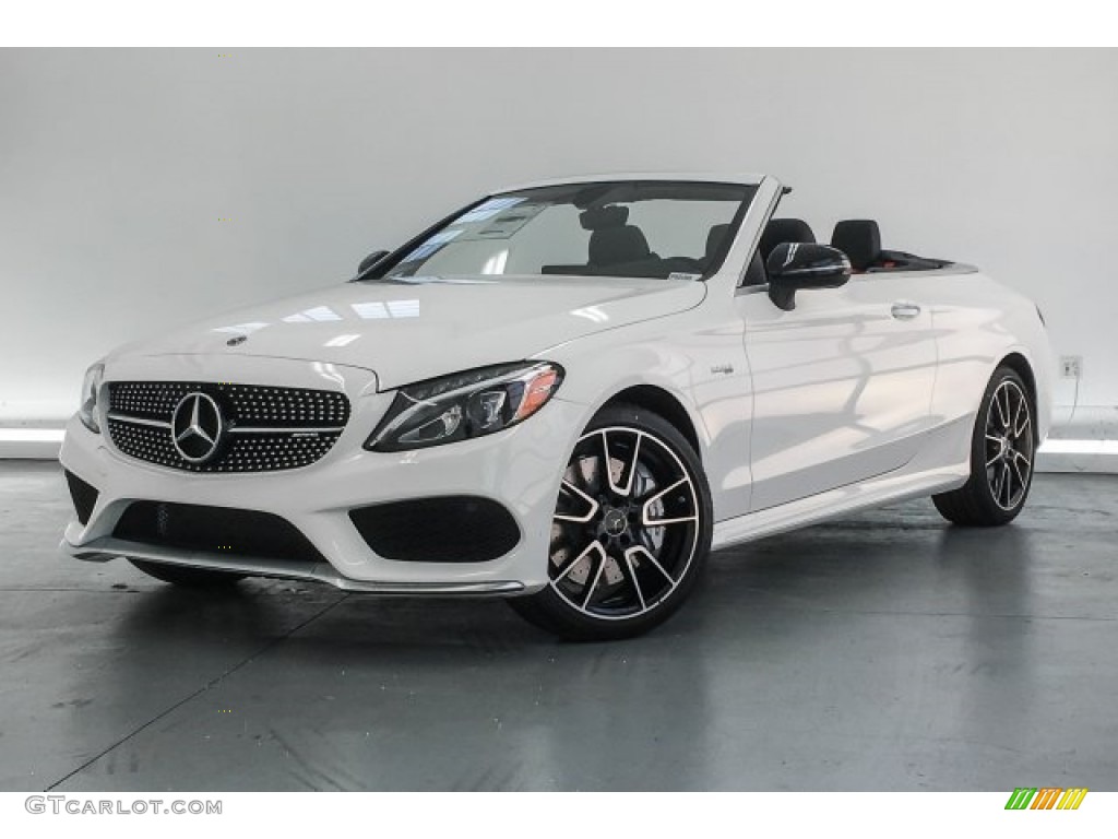 Polar White 2018 Mercedes-Benz C 43 AMG 4Matic Cabriolet Exterior Photo #125577393