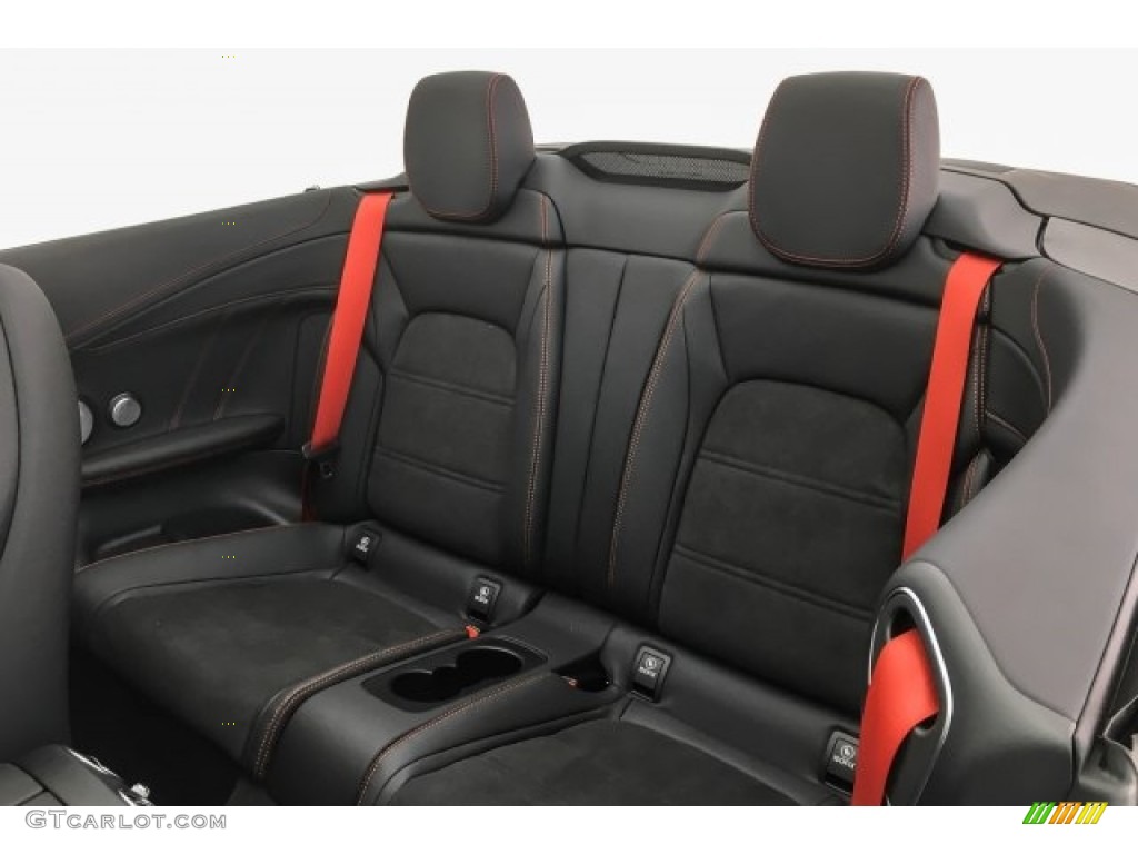 2018 Mercedes-Benz C 43 AMG 4Matic Cabriolet Rear Seat Photo #125577426