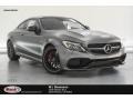 2018 designo Selenite Grey (Matte) Mercedes-Benz C 63 S AMG Coupe  photo #1