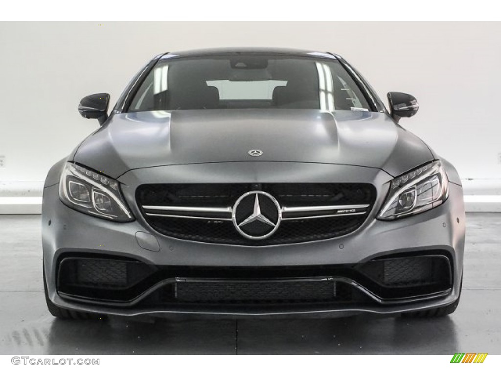 designo Selenite Grey (Matte) 2018 Mercedes-Benz C 63 S AMG Coupe Exterior Photo #125577936