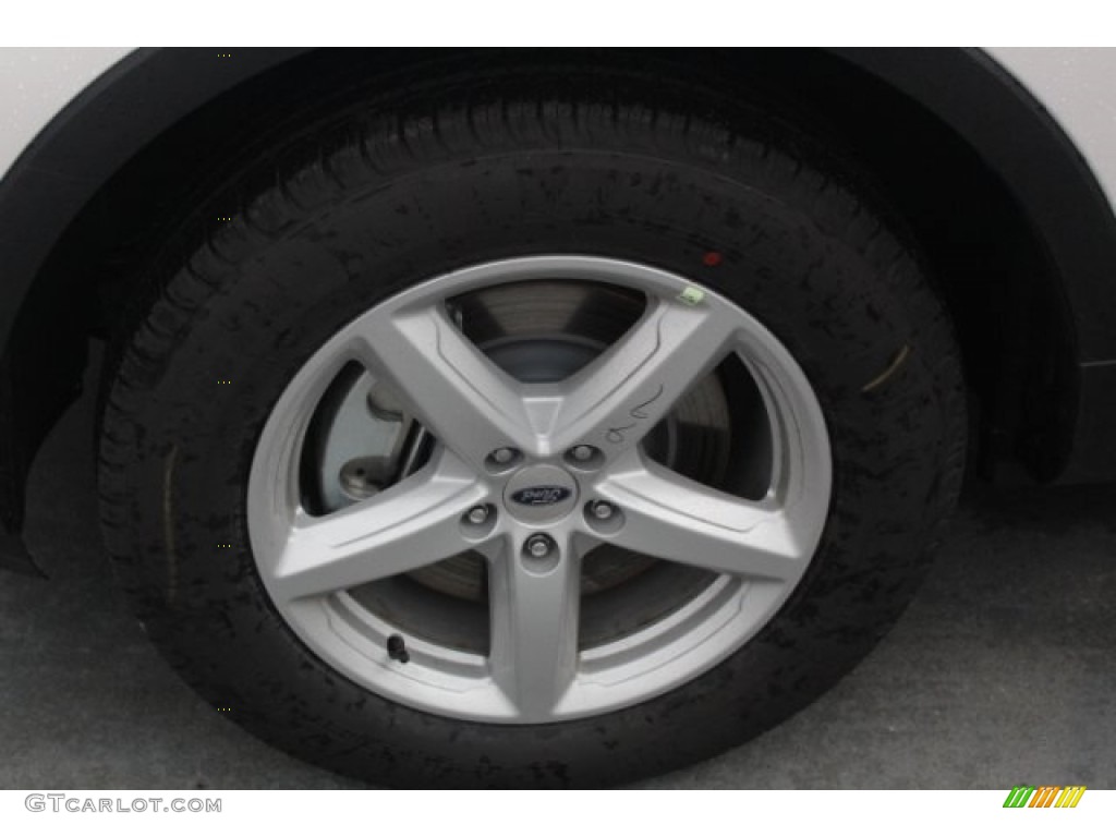 2018 Explorer XLT - White Platinum / Ebony Black photo #4