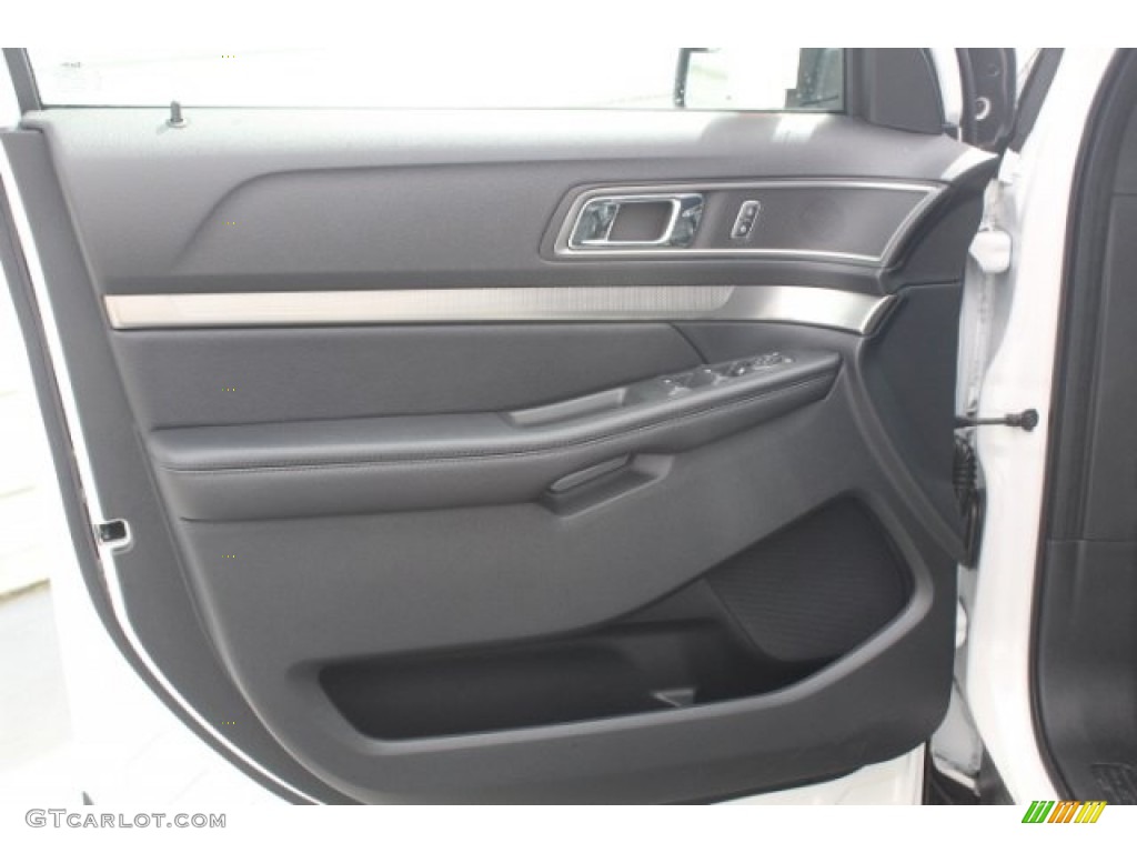 2018 Explorer XLT - White Platinum / Ebony Black photo #11
