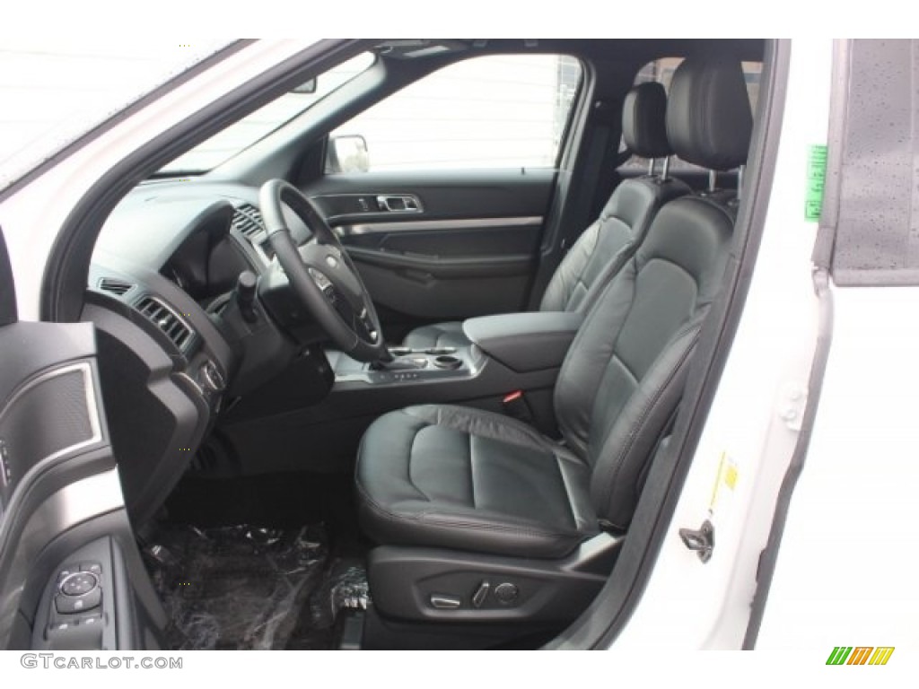 2018 Explorer XLT - White Platinum / Ebony Black photo #13