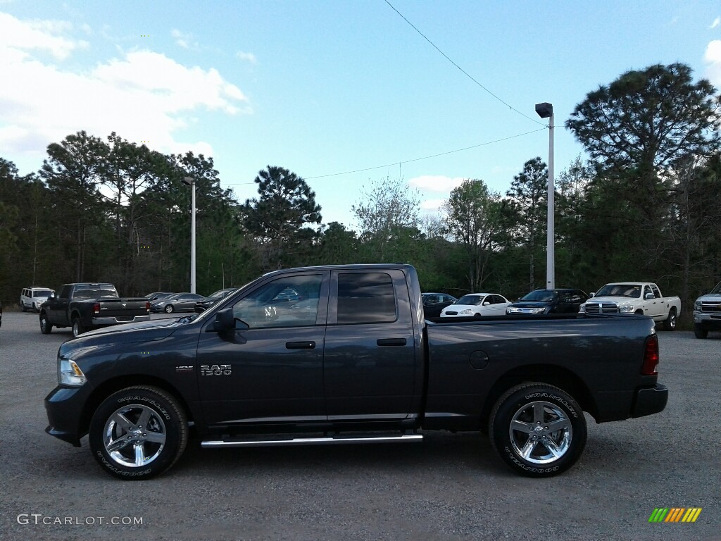 2018 1500 Express Quad Cab - Granite Crystal Metallic / Black/Diesel Gray photo #2