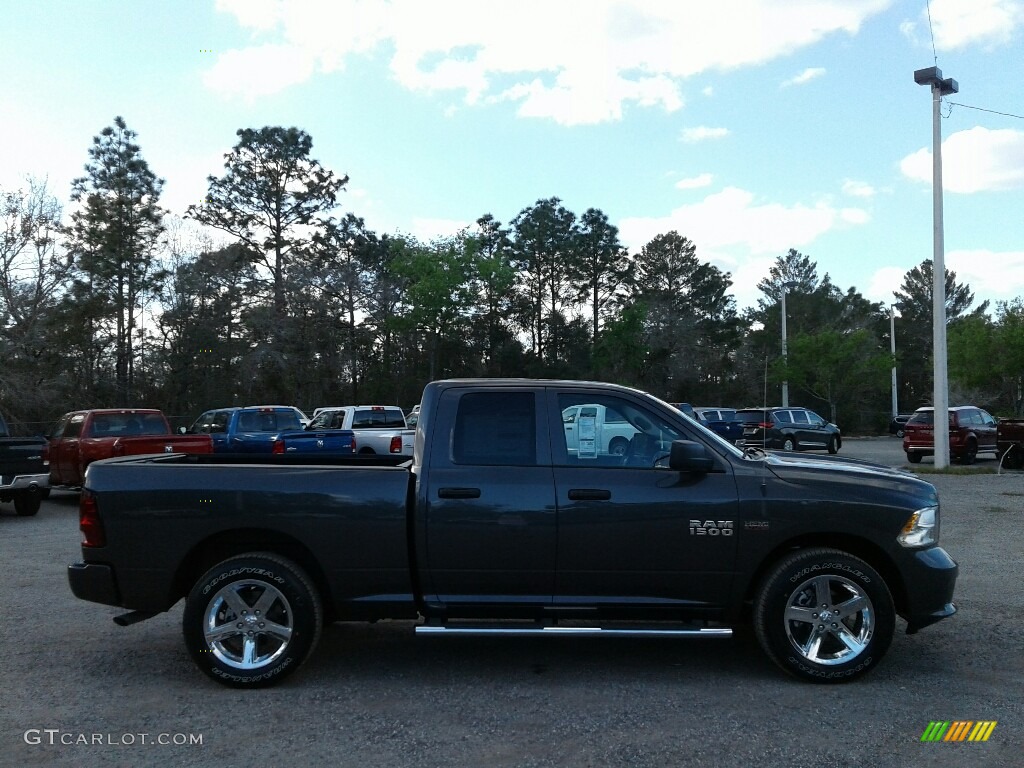 2018 1500 Express Quad Cab - Granite Crystal Metallic / Black/Diesel Gray photo #6