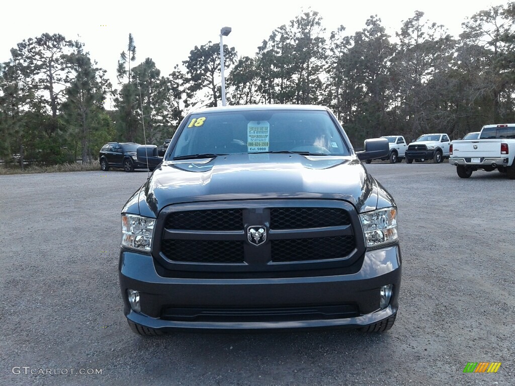 2018 1500 Express Quad Cab - Granite Crystal Metallic / Black/Diesel Gray photo #8