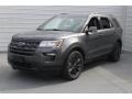 2018 Magnetic Metallic Ford Explorer XLT  photo #3