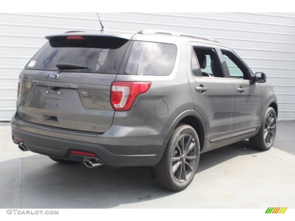 2018 Explorer XLT - Magnetic Metallic / Ebony Black photo #8