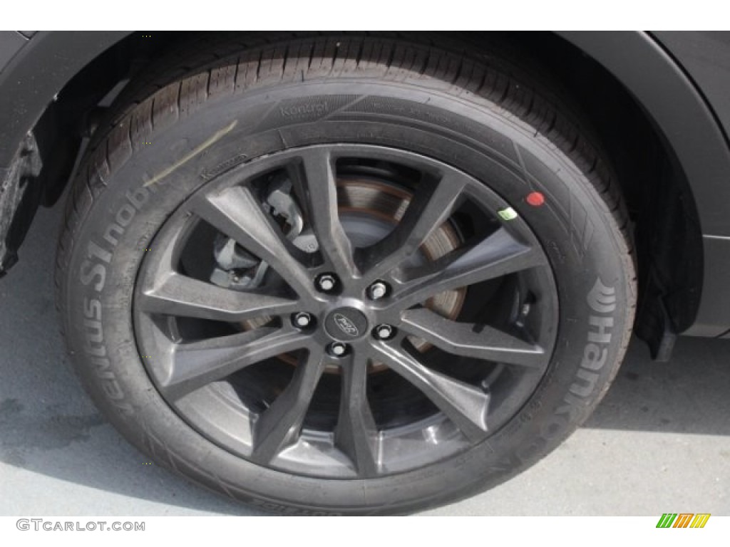 2018 Explorer XLT - Magnetic Metallic / Ebony Black photo #9