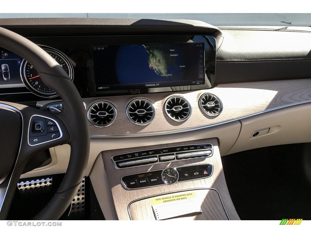 2018 E 400 Convertible - designo Diamond White Metallic / Macchiato Beige/Espresso Brown photo #5