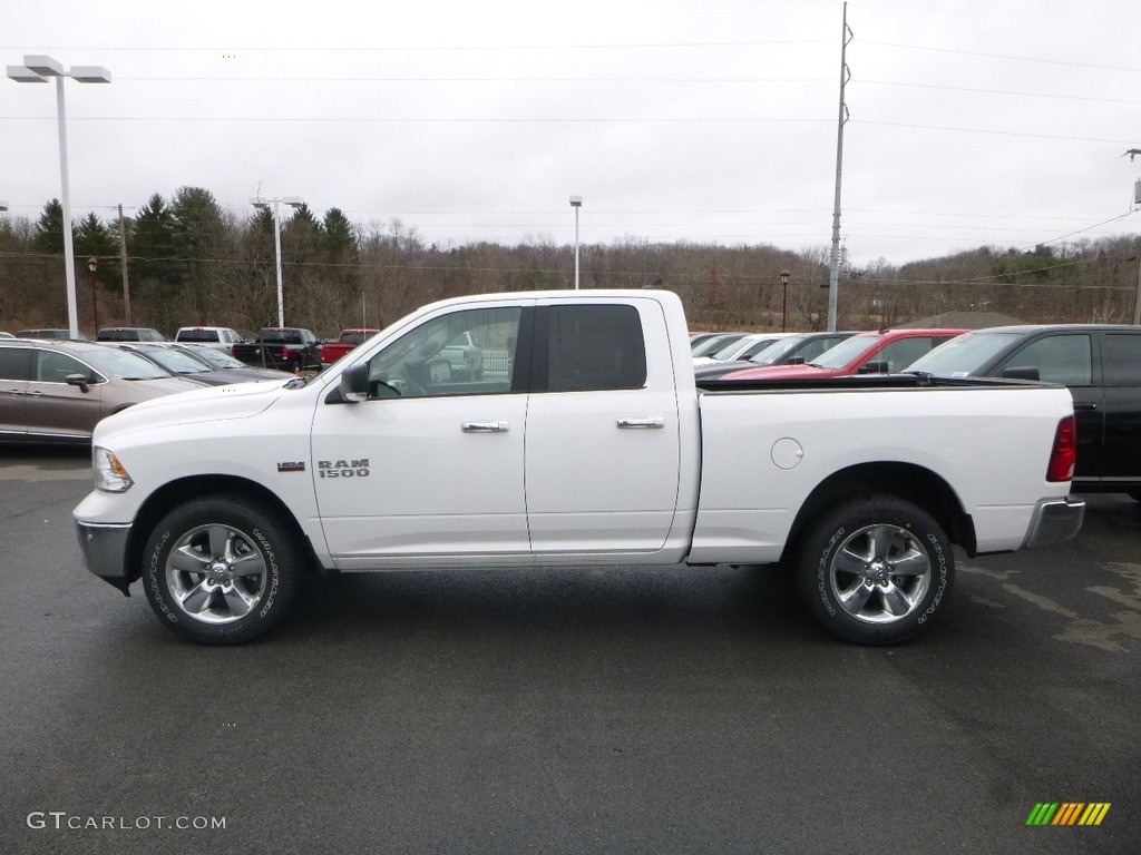 2018 1500 Big Horn Quad Cab 4x4 - Bright White / Black/Diesel Gray photo #2