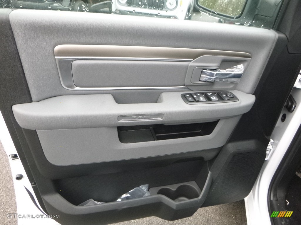 2018 1500 Big Horn Quad Cab 4x4 - Bright White / Black/Diesel Gray photo #14