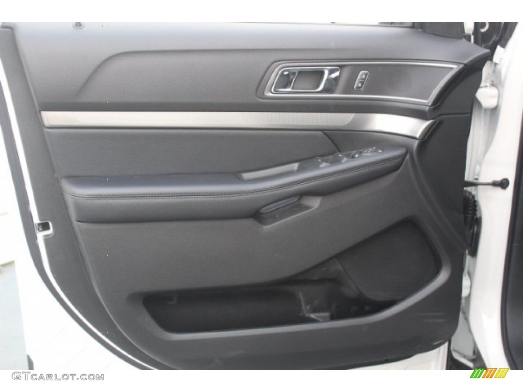 2018 Explorer XLT - White Platinum / Ebony Black photo #11