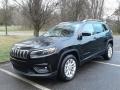 2019 Diamond Black Crystal Pearl Jeep Cherokee Latitude  photo #2