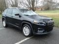 Diamond Black Crystal Pearl 2019 Jeep Cherokee Latitude Exterior