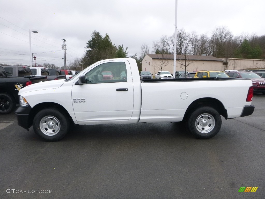 2018 1500 Tradesman Regular Cab 4x4 - Bright White / Black/Diesel Gray photo #2