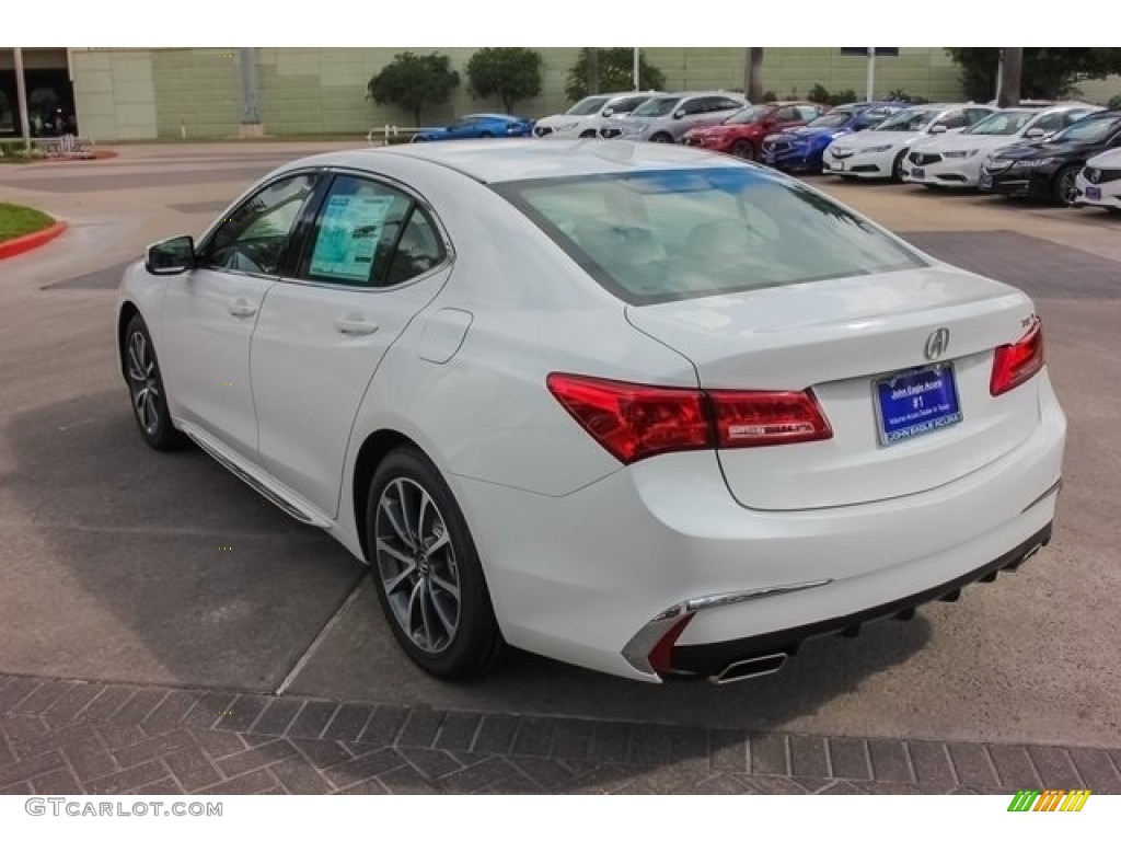 2018 TLX V6 Technology Sedan - Bellanova White Pearl / Ebony photo #5