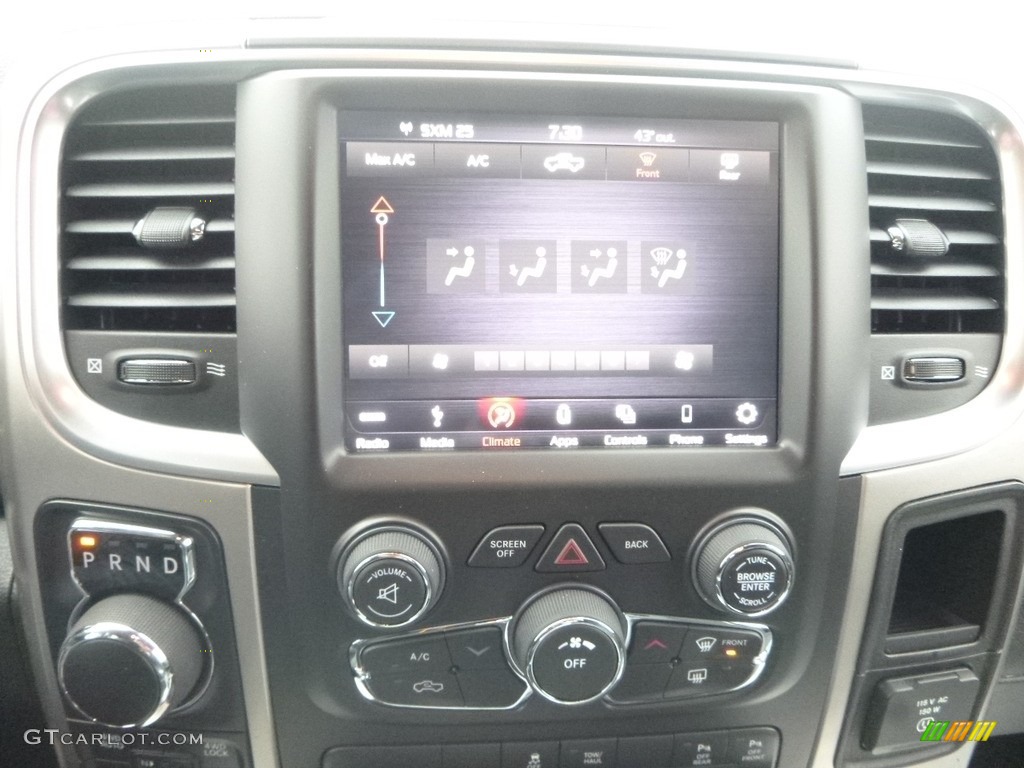 2018 1500 Big Horn Crew Cab 4x4 - Flame Red / Black/Diesel Gray photo #18