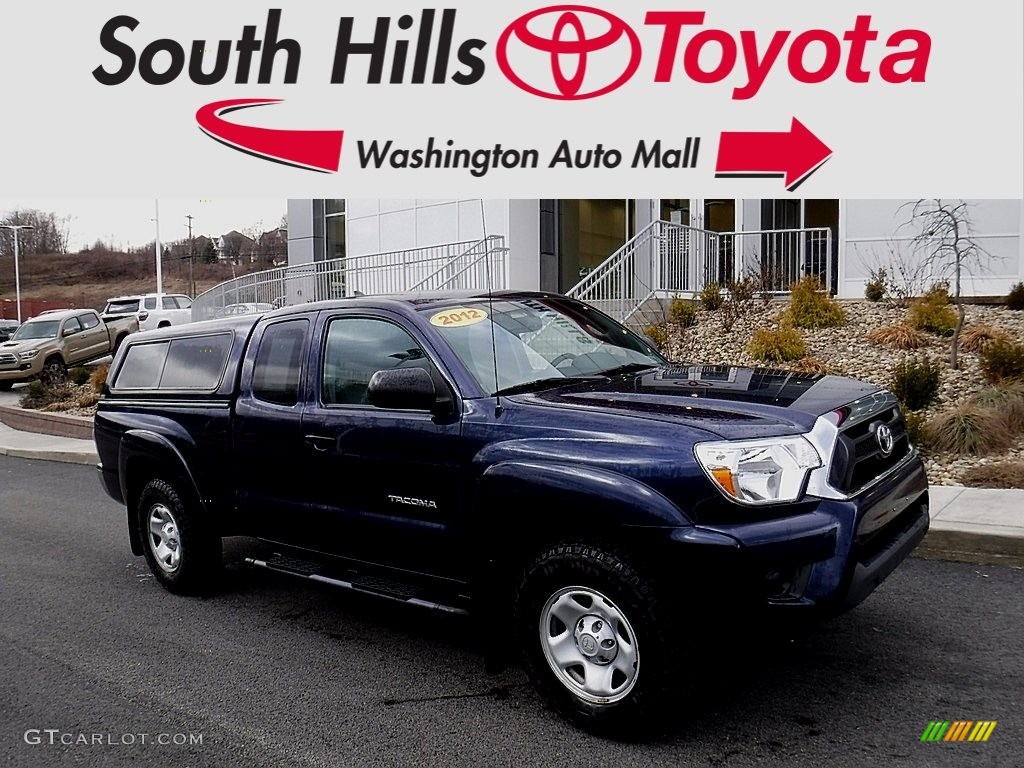 2012 Tacoma SR5 Access Cab 4x4 - Nautical Blue Metallic / Graphite photo #1