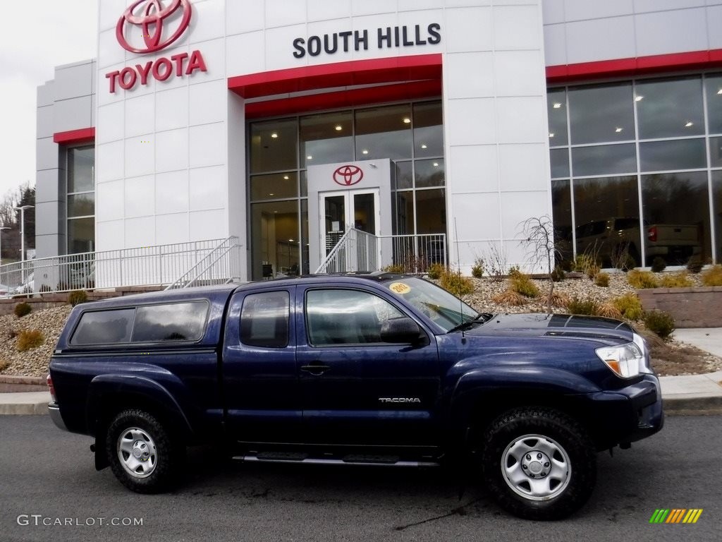 2012 Tacoma SR5 Access Cab 4x4 - Nautical Blue Metallic / Graphite photo #2