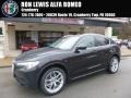 2018 Vulcano (Volcano) Black Metallic Alfa Romeo Stelvio Ti AWD  photo #1