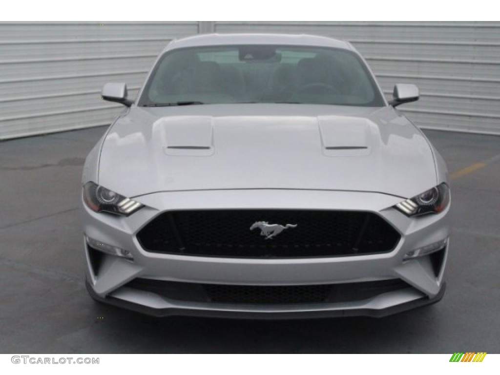 2018 Mustang GT Premium Fastback - Ingot Silver / Ebony photo #2