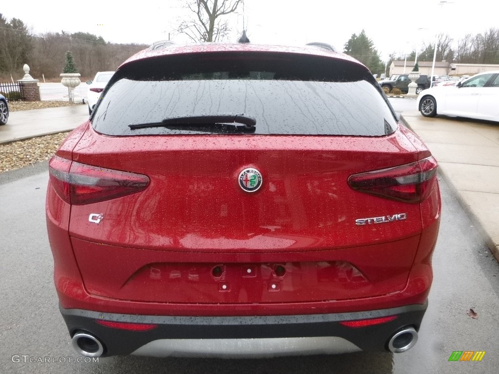 2018 Stelvio Ti AWD - Rosso Alfa (Red) / Black/Black photo #6