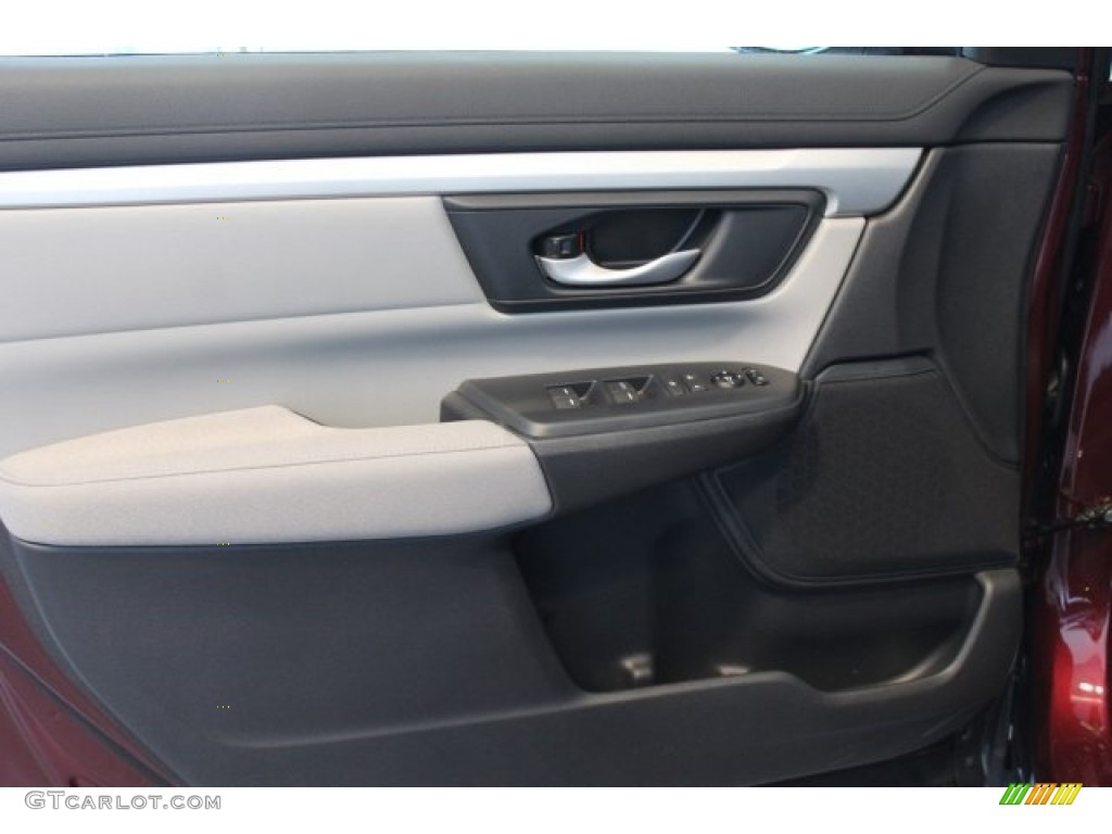 2018 CR-V LX - Basque Red Pearl II / Gray photo #7