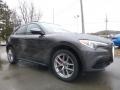 2018 Stromboli Gray Metallic Alfa Romeo Stelvio Ti AWD  photo #11