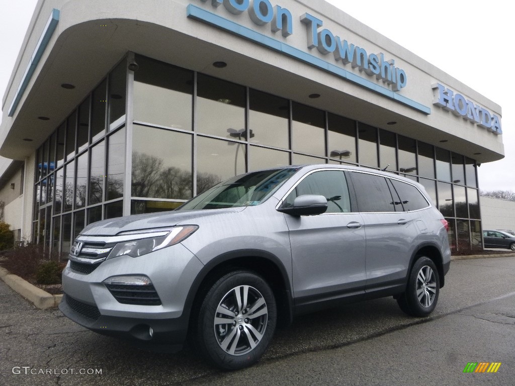 2018 Pilot EX AWD - Lunar Silver Metallic / Gray photo #1