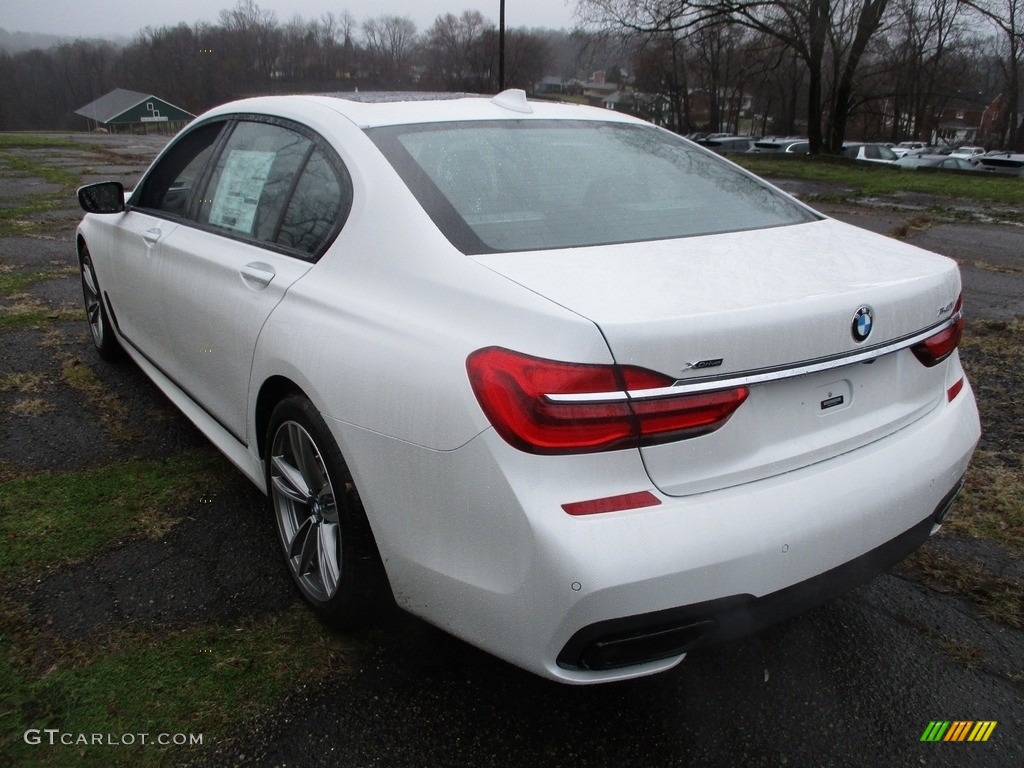 2018 7 Series 740i xDrive Sedan - Mineral White Metallic / Mocha photo #2