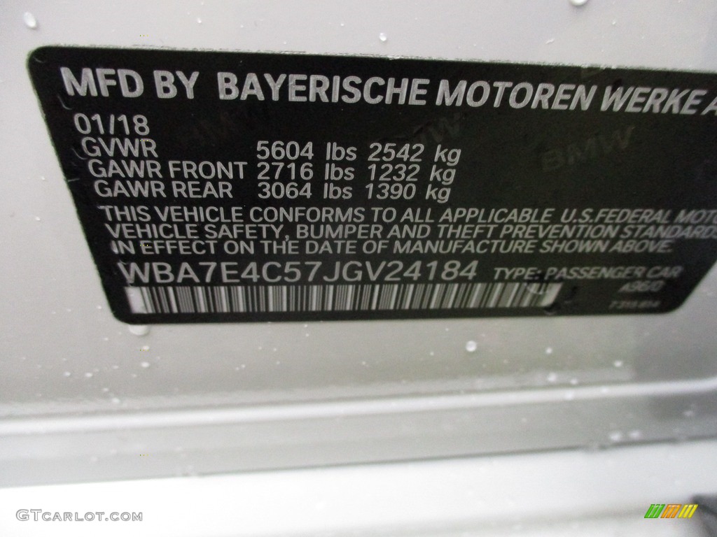 2018 7 Series 740i xDrive Sedan - Mineral White Metallic / Mocha photo #19