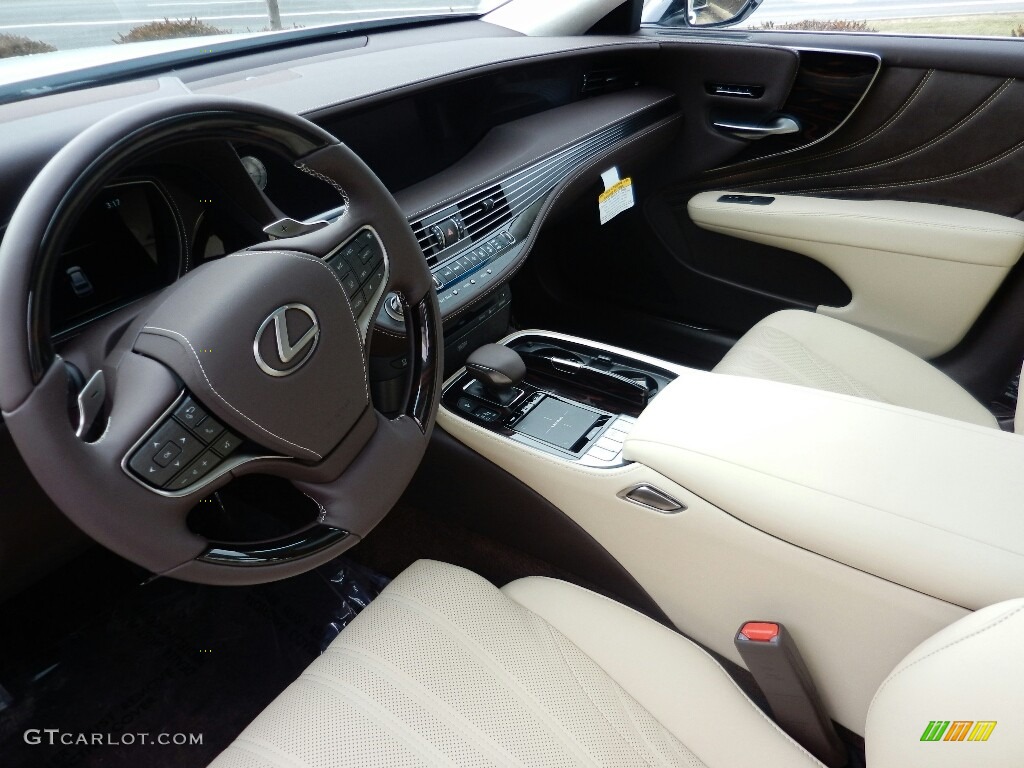 Parchment Interior 2018 Lexus LS 500 AWD Photo #125601850