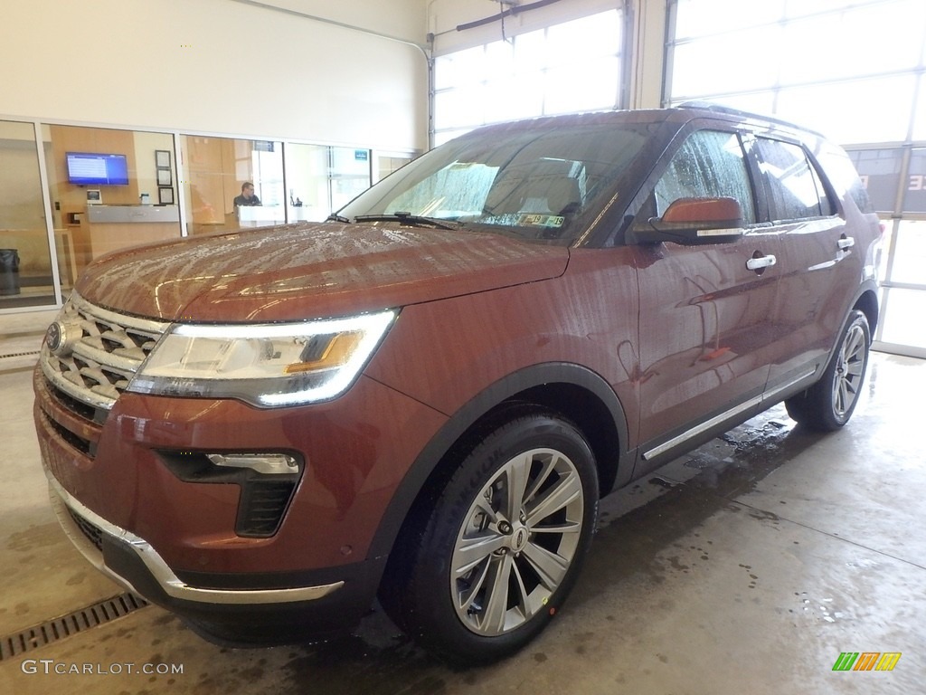 2018 Explorer Limited 4WD - Cinnamon Glaze / Medium Stone photo #4