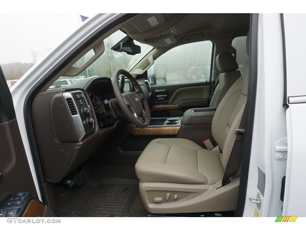 Cocoa/­Dune Interior 2018 Chevrolet Silverado 3500HD LTZ Crew Cab 4x4 Photo #125603518