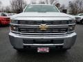 Summit White - Silverado 3500HD Work Truck Double Cab 4x4 Chassis Photo No. 2