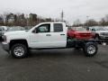 Summit White - Silverado 3500HD Work Truck Double Cab 4x4 Chassis Photo No. 3