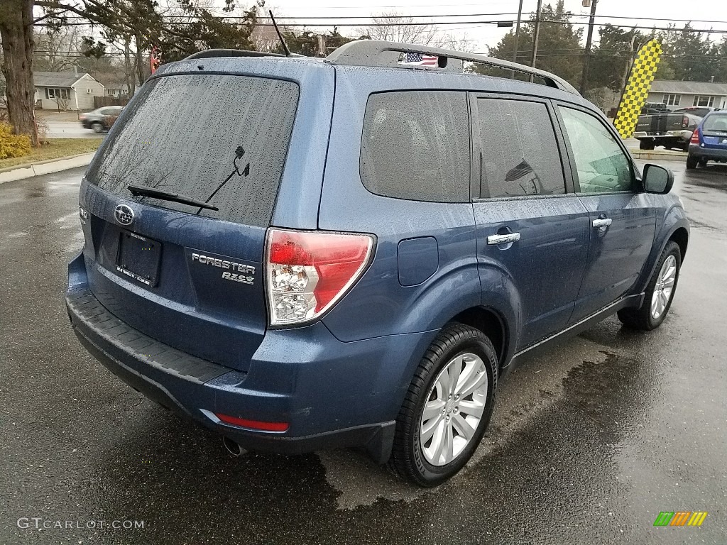2012 Forester 2.5 X Premium - Marine Blue Metallic / Platinum photo #3
