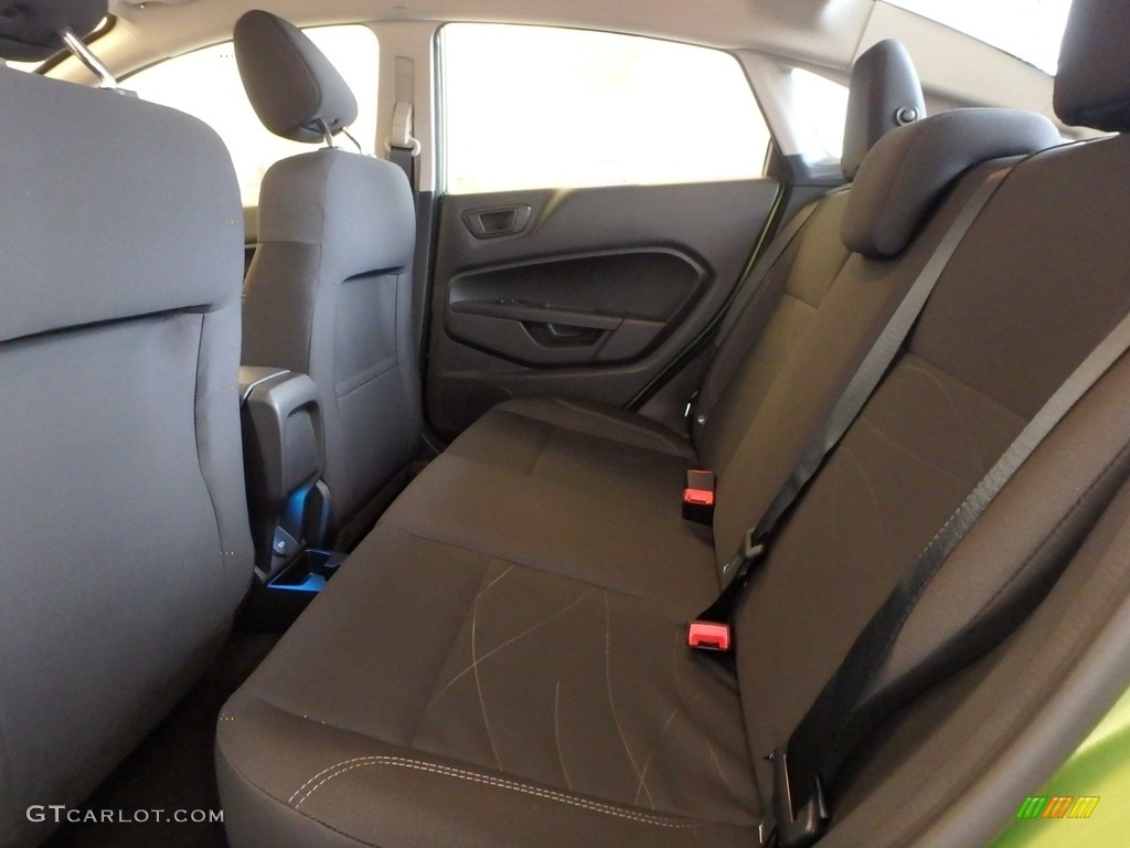 2018 Fiesta SE Sedan - Outrageous Green / Charcoal Black photo #7