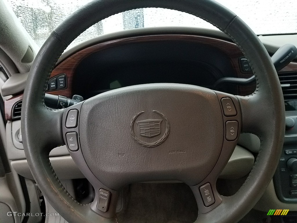 2002 DeVille Sedan - White Diamond Pearl / Neutral Shale photo #7