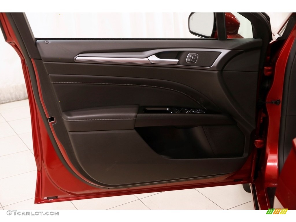 2014 Fusion Titanium - Ruby Red / Charcoal Black photo #5