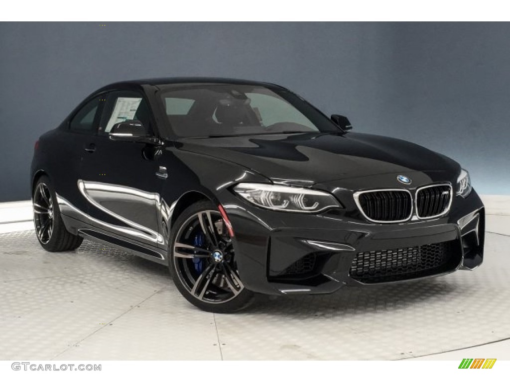 Black Sapphire Metallic 2018 BMW M2 Coupe Exterior Photo #125607421
