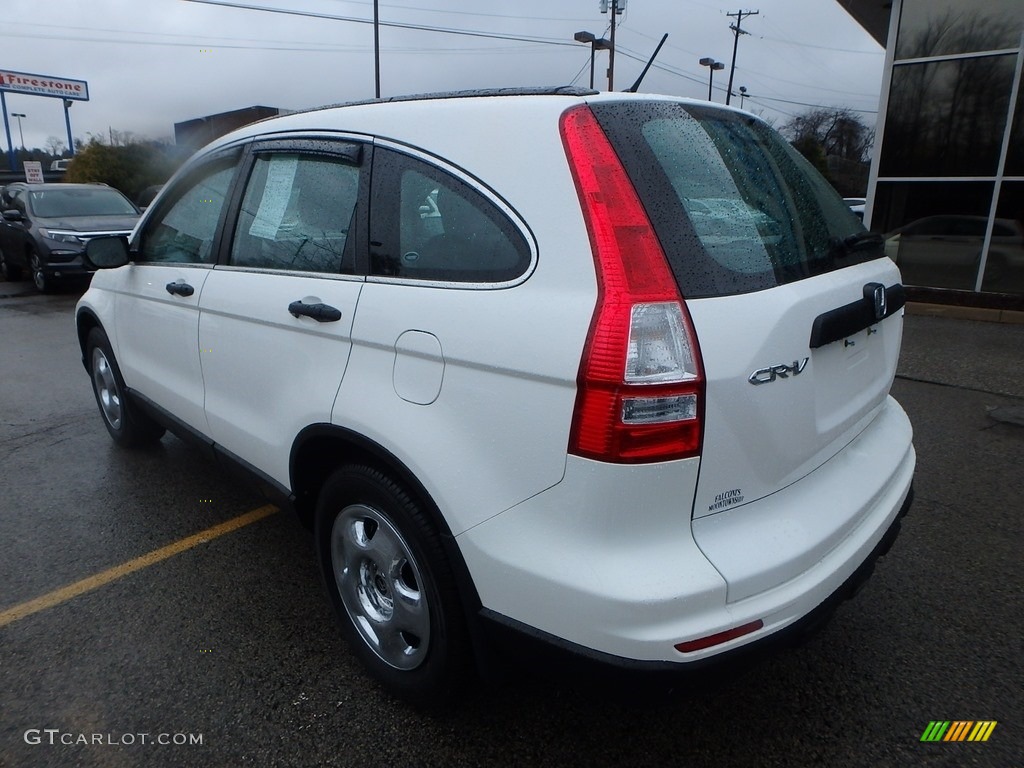 2010 CR-V LX AWD - Taffeta White / Gray photo #3