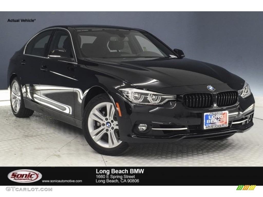 2018 3 Series 330i Sedan - Jet Black / Black photo #1