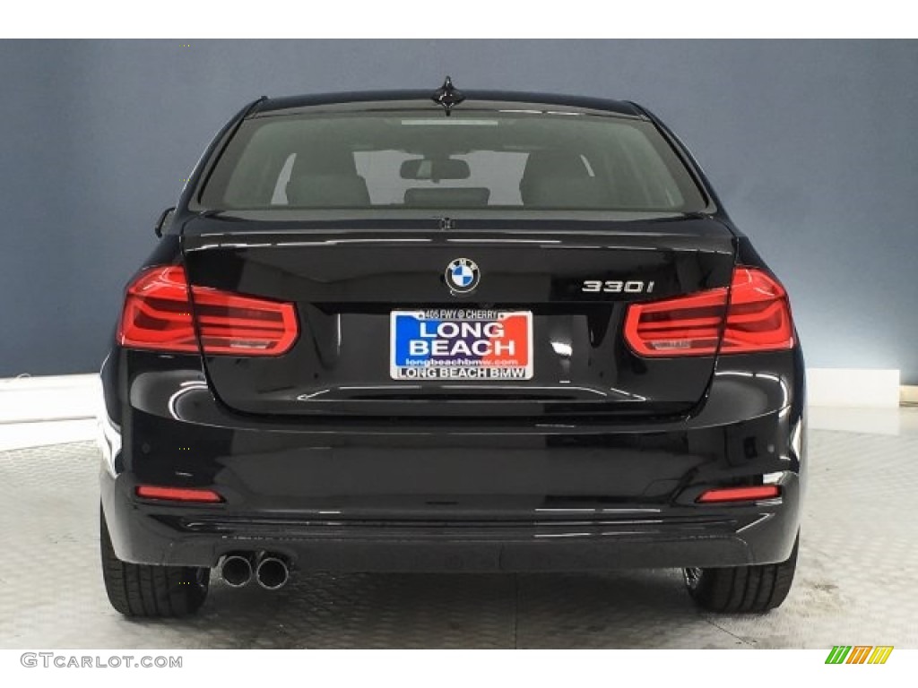 2018 3 Series 330i Sedan - Jet Black / Black photo #4