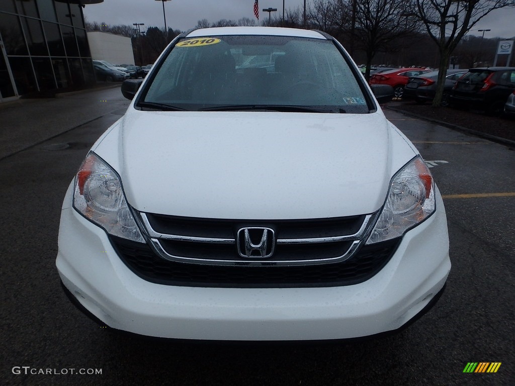 2010 CR-V LX AWD - Taffeta White / Gray photo #8