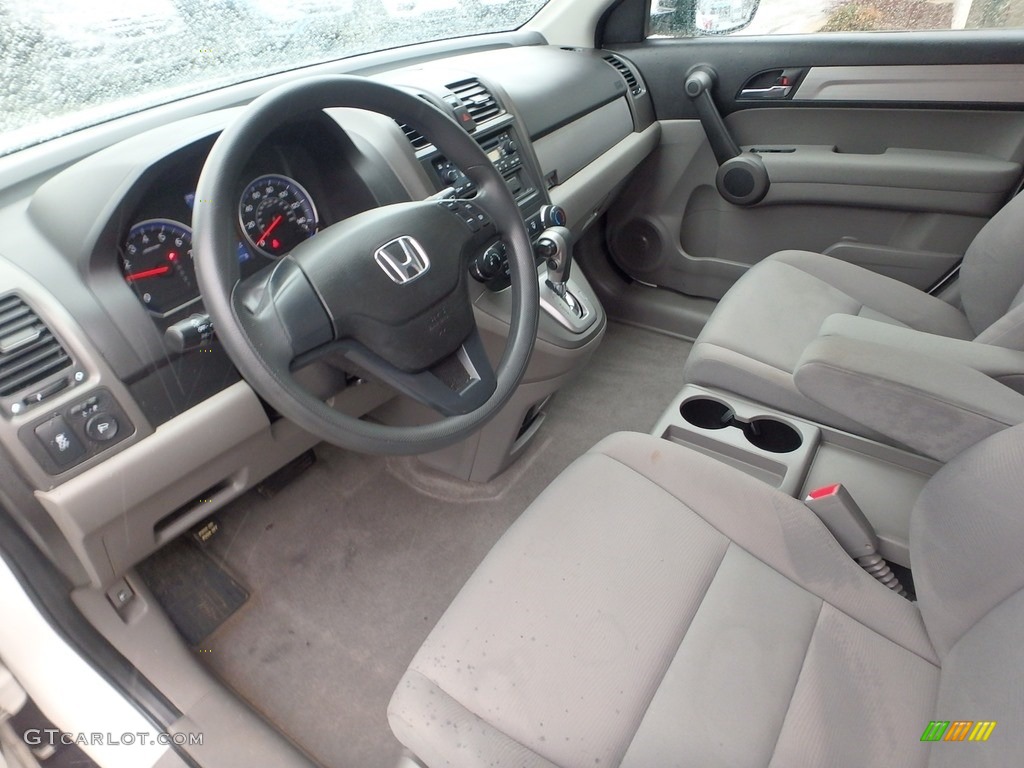 2010 CR-V LX AWD - Taffeta White / Gray photo #20