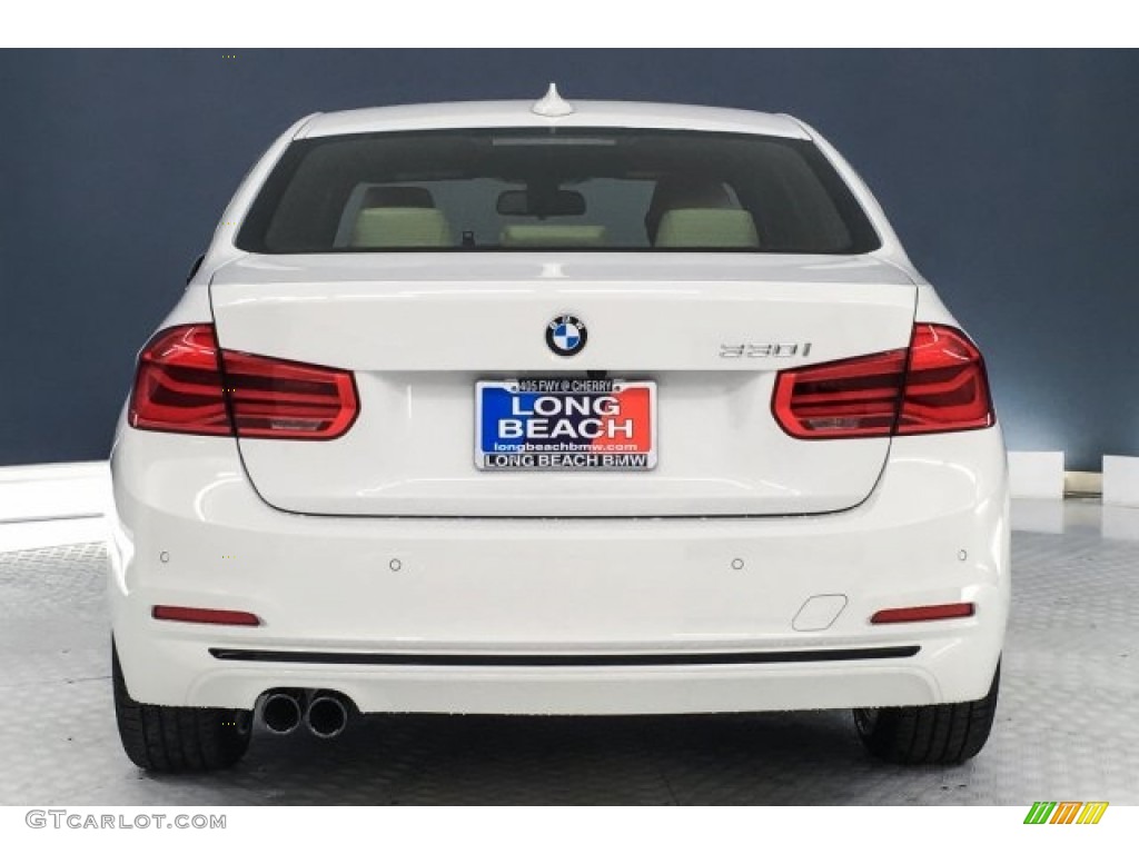 2018 3 Series 330i Sedan - Alpine White / Venetian Beige photo #4