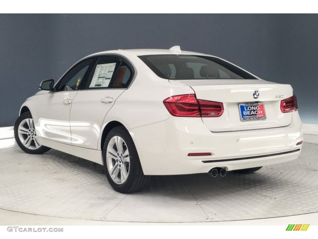 2018 3 Series 330i Sedan - Alpine White / Black photo #3