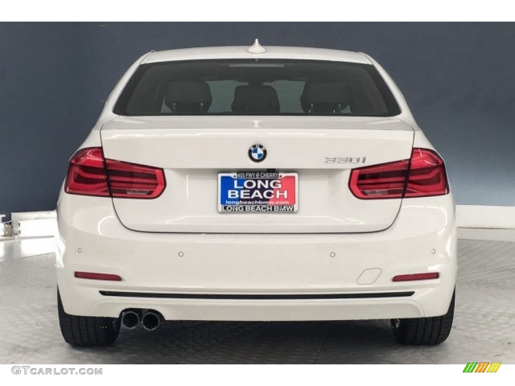 2018 3 Series 330i Sedan - Alpine White / Black photo #4